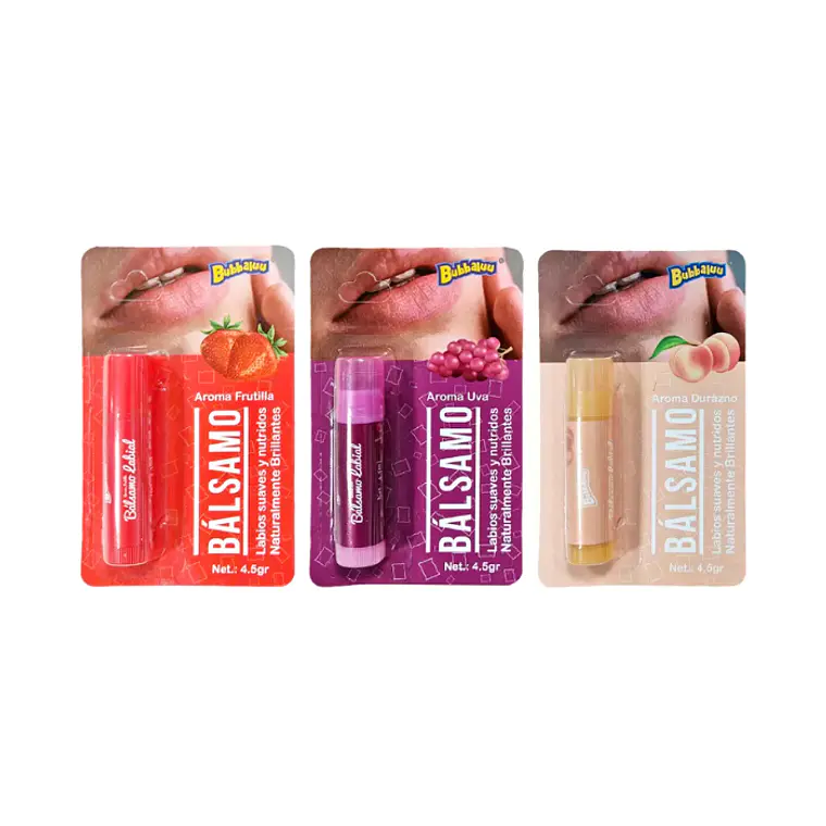 Bálsamo Labial Hidratante Bubbaluu  1