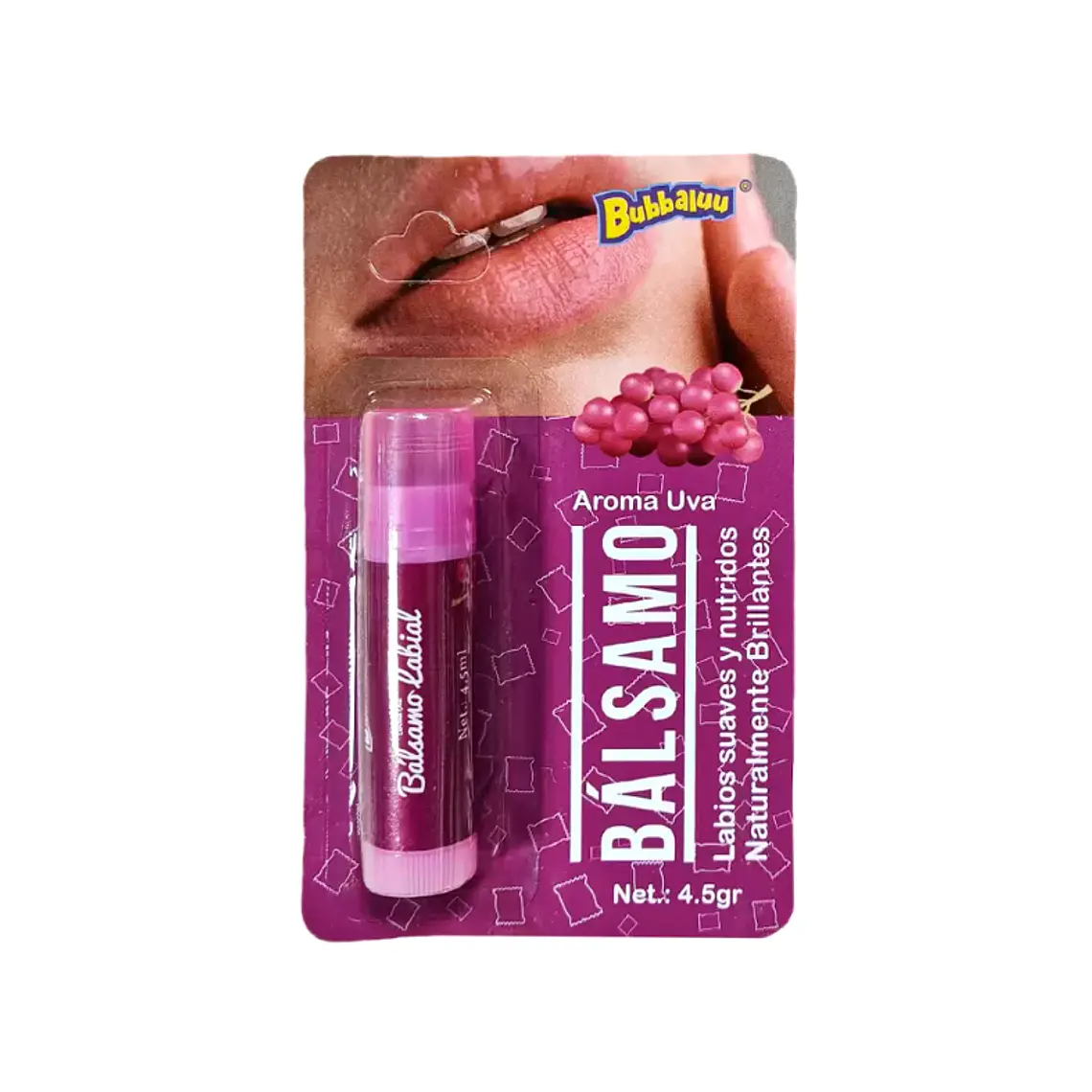 Bálsamo Labial Hidratante Bubbaluu  3