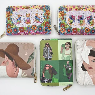 Billetera Monedero Mujer – Diseños Ilustrados & Estilo Chic