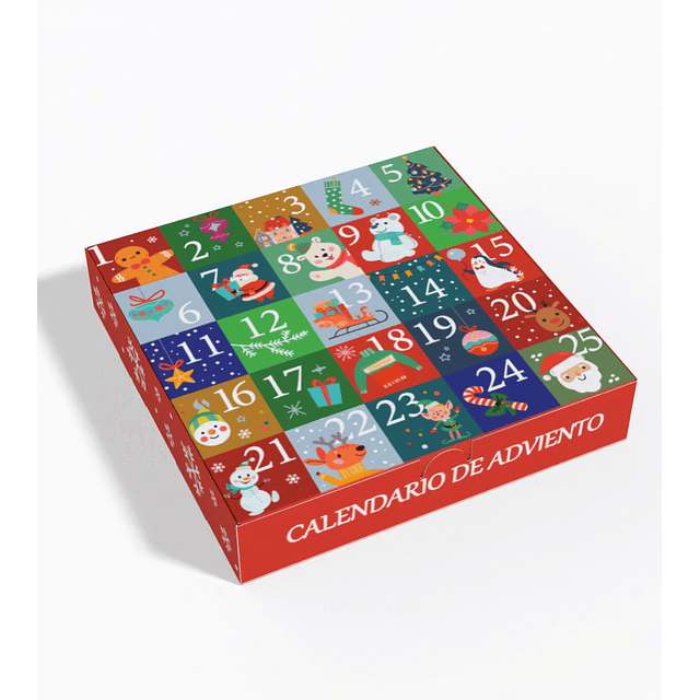 PREVENTA 2 Calendario de Adviento Navideño 25x25x5 cm ( ENVIOS DESDE EL 13 DE NOVIEMBRE )