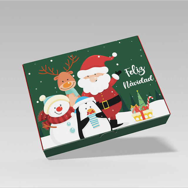 PREVENTA 2 Caja 20x15x4 cm Luna Navidad (10 o 25 Unidades)