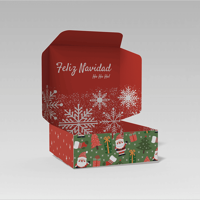 Preventa Caja Vitto navideña 20x20x7 (10 o 25 cajas)