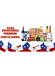 Caja Diciochera Premium con alcohol