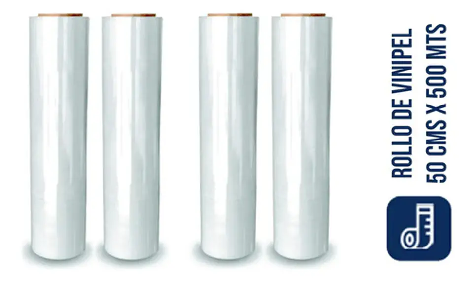 Vinipel Industrial Transparente 500 Mt X 50 Cm Ancho Stretch 2