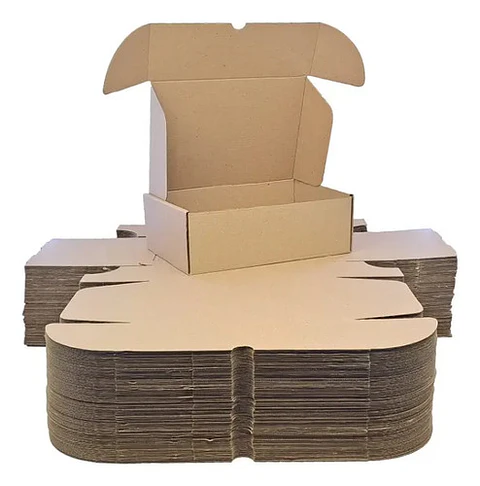 20 Cajas Troquelada   Automontable  Microcorrugado 30x20x10