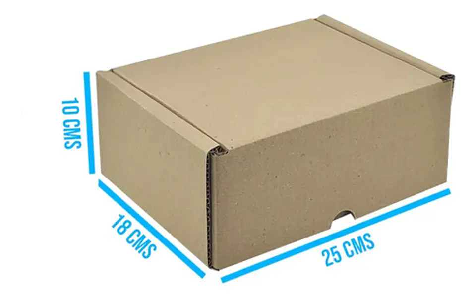 30 Cajas De Cartón 4 Mm   25 X 18 X 10 De Alto   2