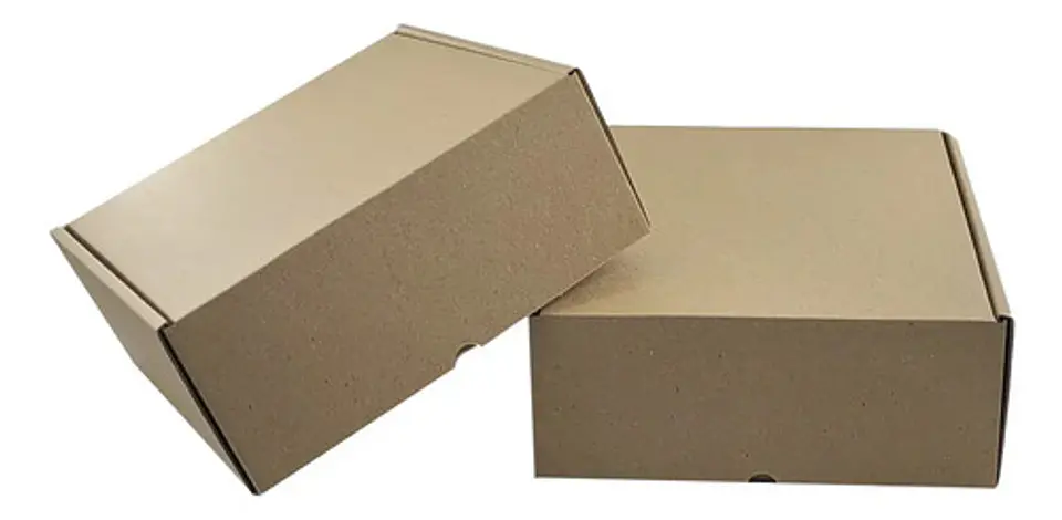 25 Cajas De Cartón 25x25x10 Cartón Microcorrugado De 2 Mm  5