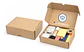30 Cajas Carton Micro Corrugado Mercadoenvios 22 X 15 X 7 Cm - Miniatura 2