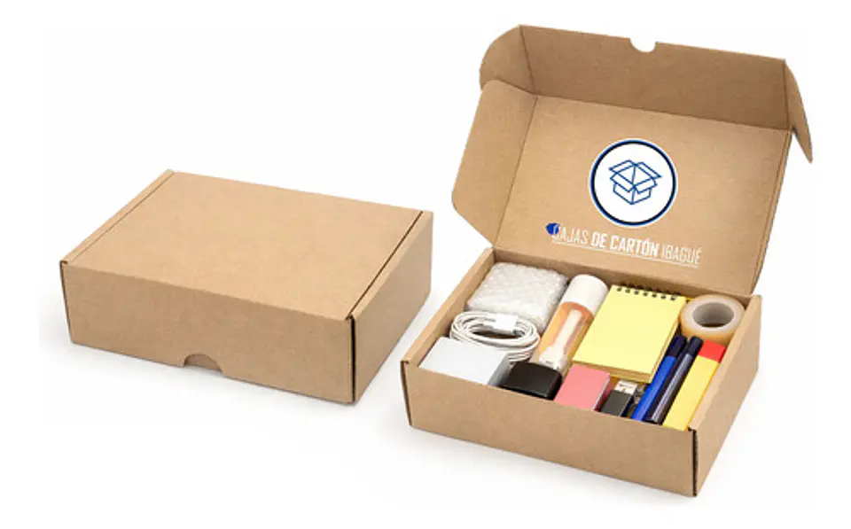 30 Cajas Carton Micro Corrugado Mercadoenvios 22 X 15 X 7 Cm 2