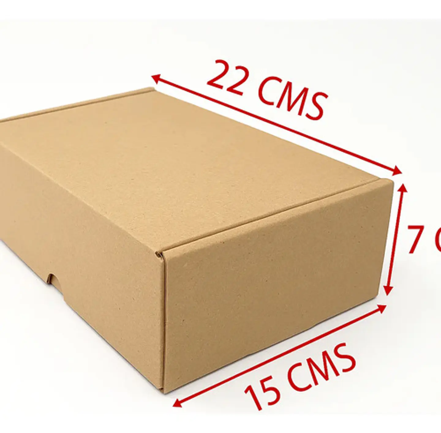 30 Cajas Carton Micro Corrugado Mercadoenvios 22 X 15 X 7 Cm 3
