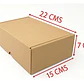 30 Cajas Carton Micro Corrugado Mercadoenvios 22 X 15 X 7 Cm - Miniatura 3