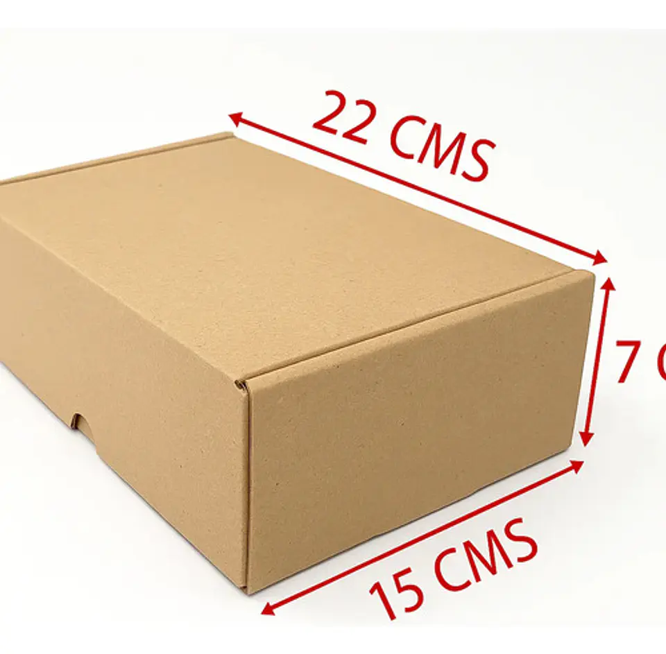 30 Cajas Carton Micro Corrugado Mercadoenvios 22 X 15 X 7 Cm 3