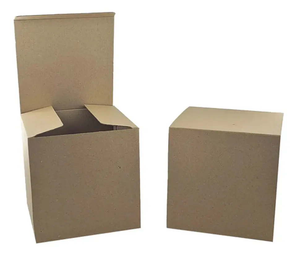 Caja Cubo De 20x20x20 Cms Troquelada X 20 Unidades 1