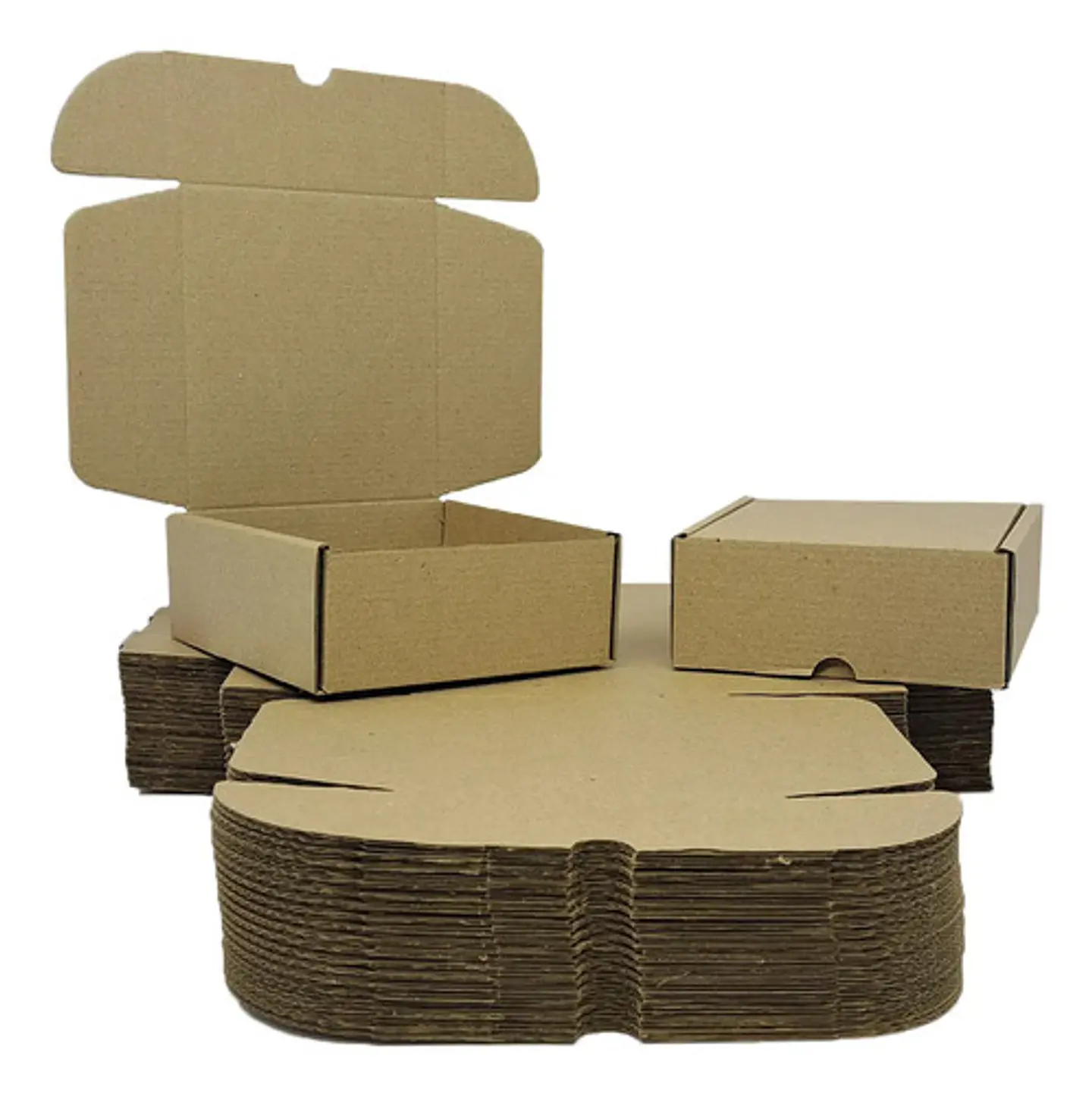 Caja De 15x15x6 Cm Troquelada Carton Micro 2mm 30 Unidades 1