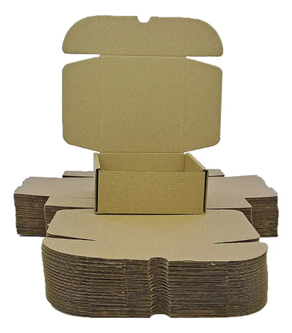Caja De 15x15x6 Cm Troquelada Carton Micro 2mm 30 Unidades 5