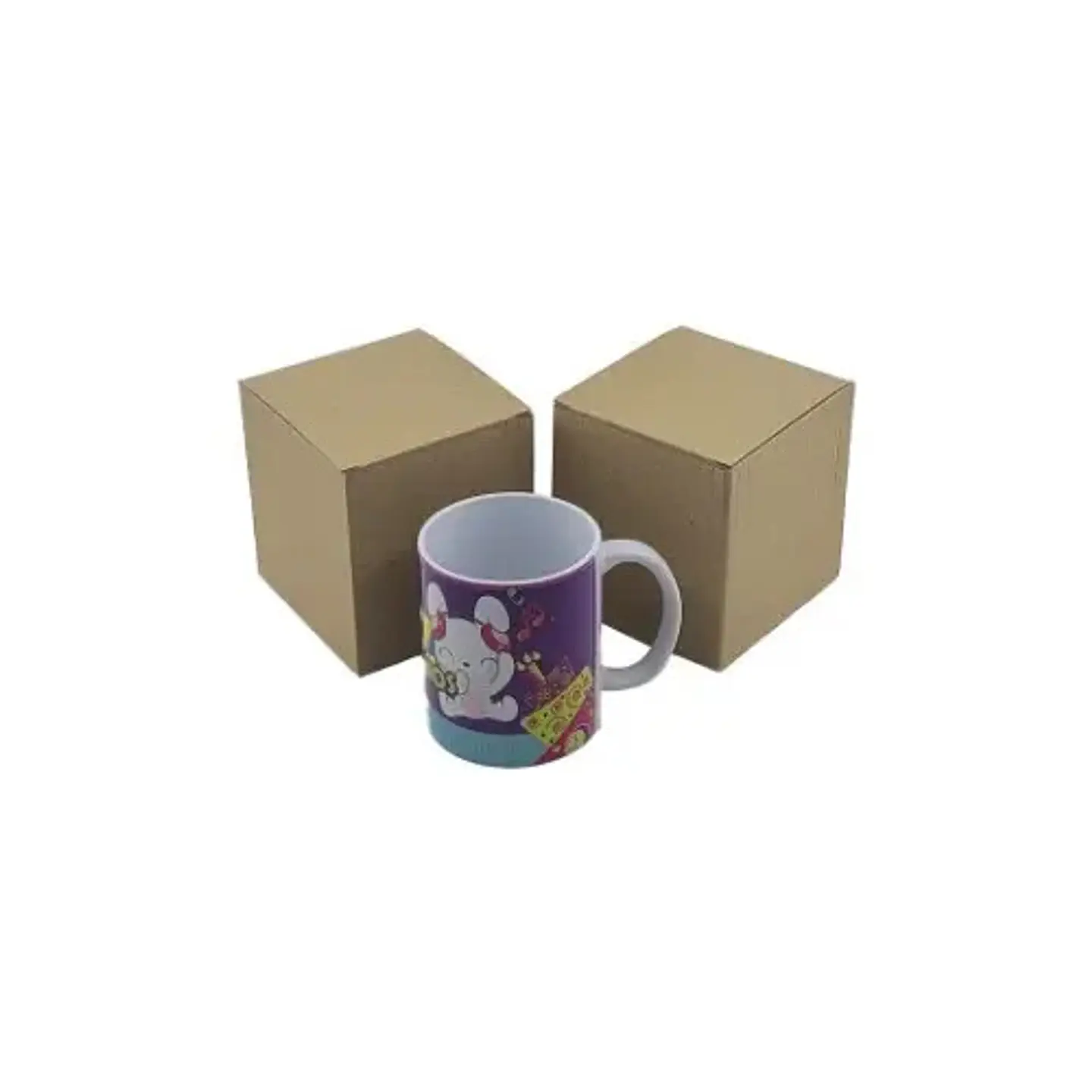 50 Cajas Para Mug Cierre Semiautomático Micro-corrugado 2