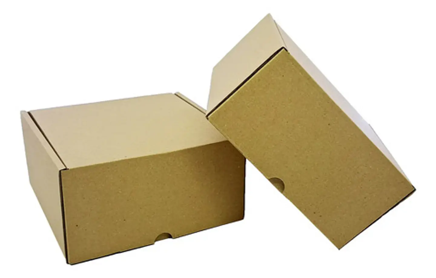 30 Cajas Con Desperfectos En La Impresión De 20x20x10 Marrón Claro 3