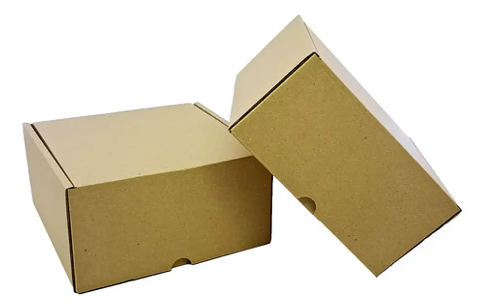 30 Cajas Con Desperfectos En La Impresión De 20x20x10 Marrón Claro 3