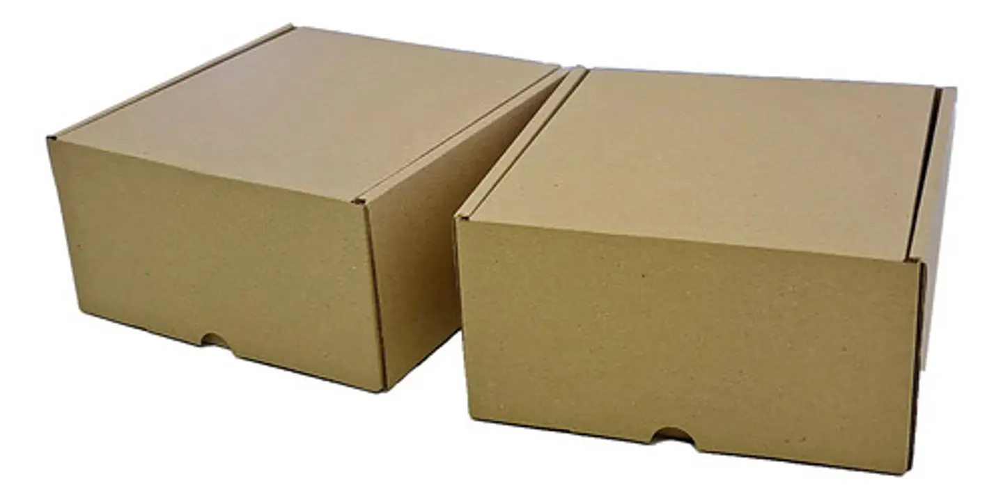 30 Cajas Con Desperfectos En La Impresión De 20x20x10 Marrón Claro 4