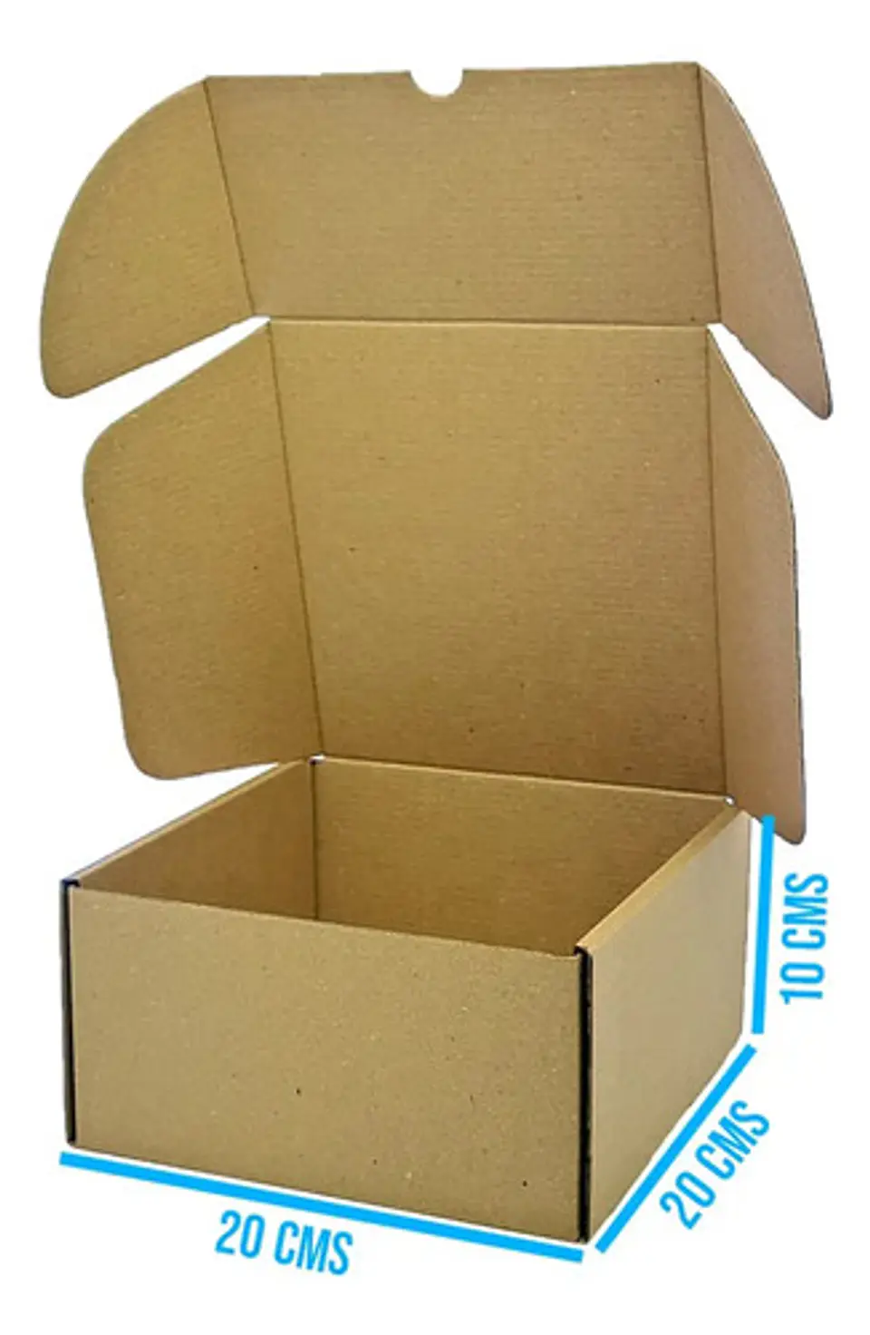 30 Cajas Con Desperfectos En La Impresión De 20x20x10 Marrón Claro 6