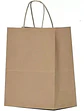 Bolsa Ecológica  Manija Trenzada 33x17x33 Kraft Paq X 50 Uni - Miniatura 3