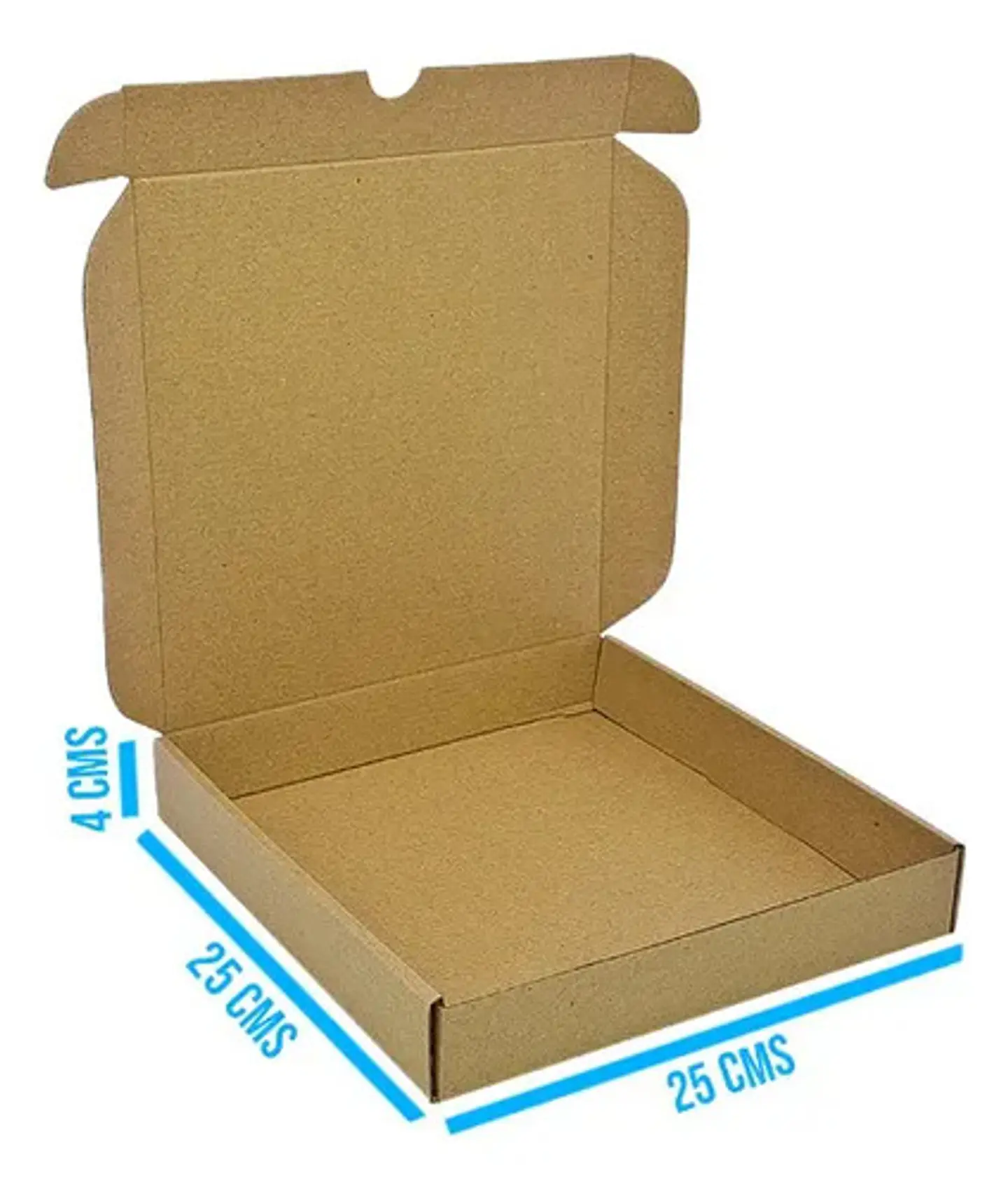 Caja De Cartón Microcorrugado 25x25x4cm Ideal Para Prendas 2