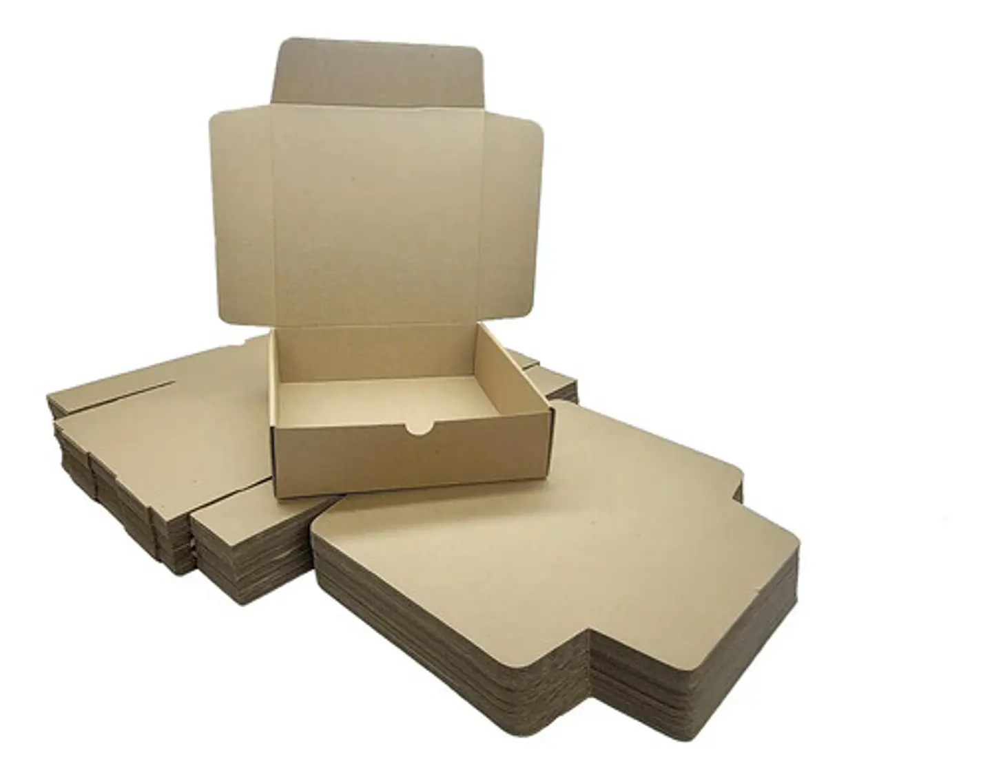 Caja De Cartón  25x25x7 Cm De Alto Paquete De 20 Unidades 2