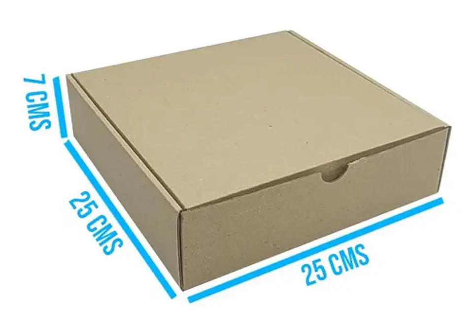 Caja De Cartón  25x25x7 Cm De Alto Paquete De 20 Unidades 5