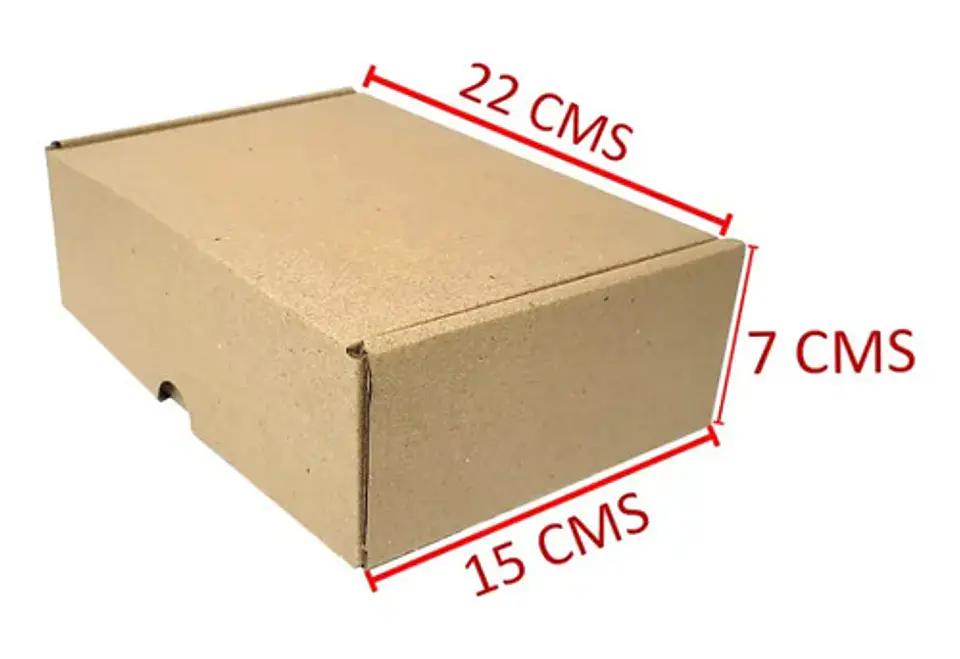 90 Cajas Carton Micro Corrugado Mercadoenvios 22 X 15 X 7 Cm 4