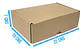 10 Cajas De Carton Microcorrugado Regalo De 22 X 15 X 7 Cm - Miniatura 4