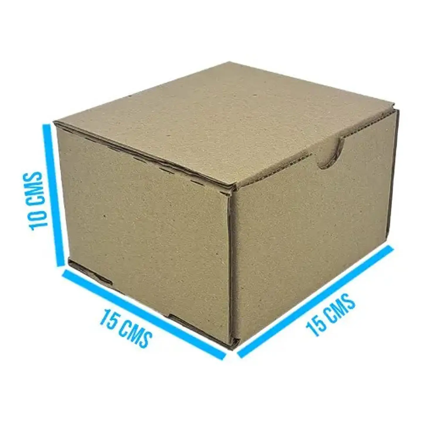 Caja En Cartón Corrugado 15x15x10 Cm Medidas Internas 2