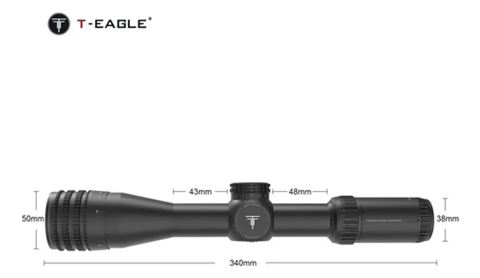 Mira Telescopica Profesional T-eagle Sfp 4-16×44 Aoir Tubo 3 4