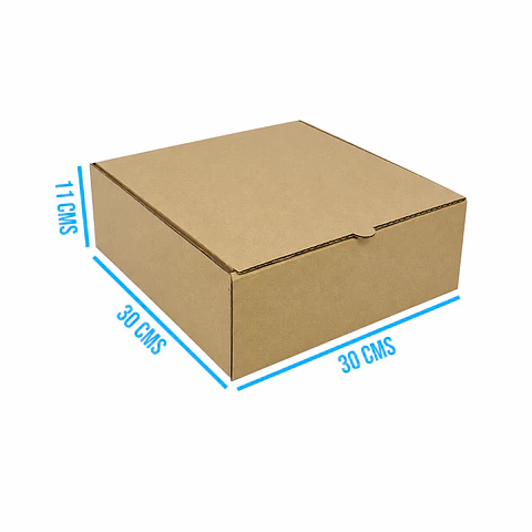 60 Cajas De Cartón Certificado Corrugado 4mm 30x30x11 
