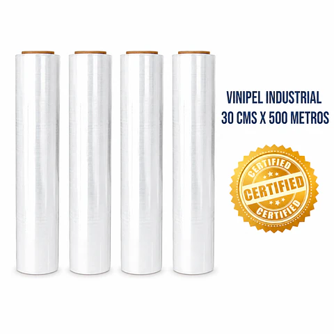 Rollo Película Stretch Vinipel 30cm X 500metros Embalaje 