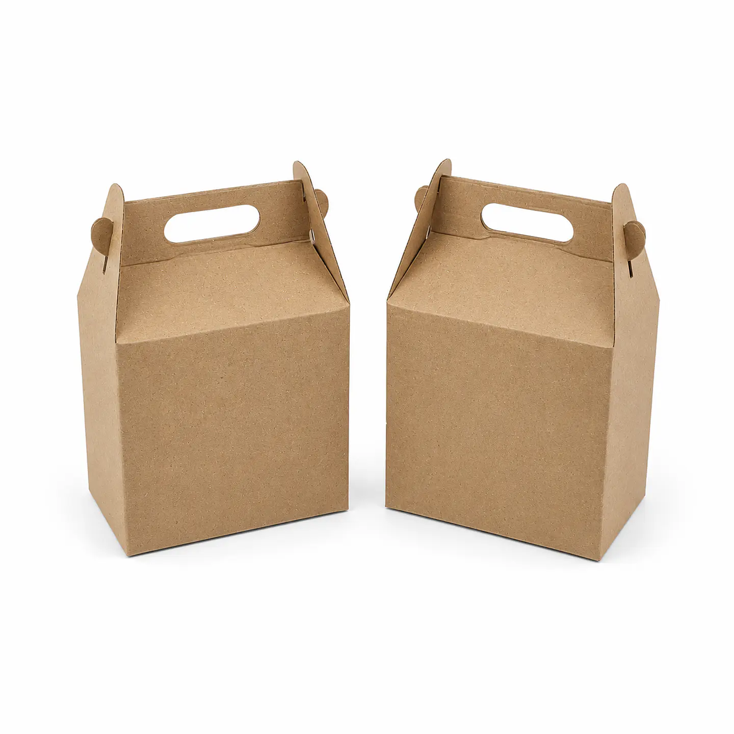 50 Caja Lonchera 15x8x14cm Para Regalo Cartón Micro Corrugad 4