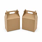 50 Caja Lonchera 15x8x14cm Para Regalo Cartón Micro Corrugad - Miniatura 4