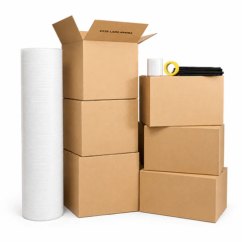 Combo Cajas De Cartón Nuevas Para Mudanza O Trasteo