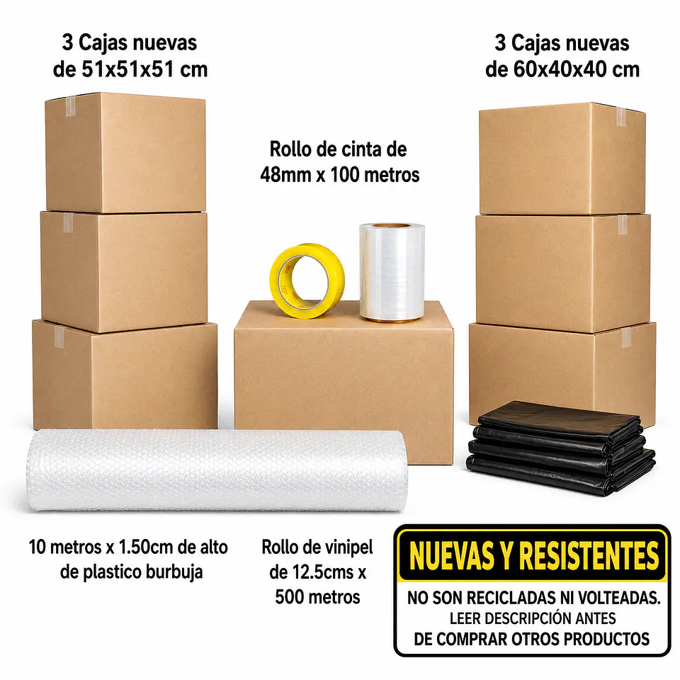 Combo Cajas De Cartón Nuevas Para Mudanza O Trasteo 4