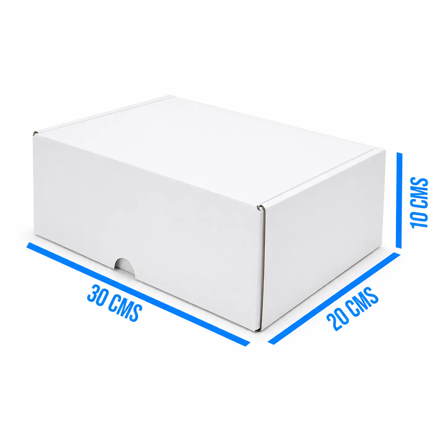 13 Cajas Blanco Kraft Para Regalos Microcorrugado 30x20x10cm 2