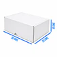 13 Cajas Blanco Kraft Para Regalos Microcorrugado 30x20x10cm - Miniatura 2