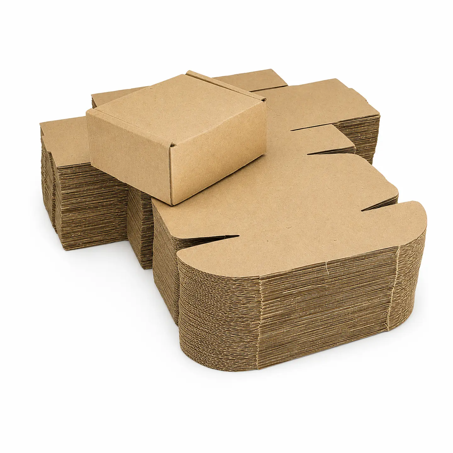 Caja Troquelada En Cartón Micro Corrugado 11x10x5 Cm 50 Unid 1