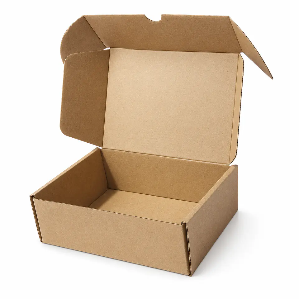 30 Cajas Carton Micro Corrugado Mercadoenvios 22 X 15 X 7 Cm 1
