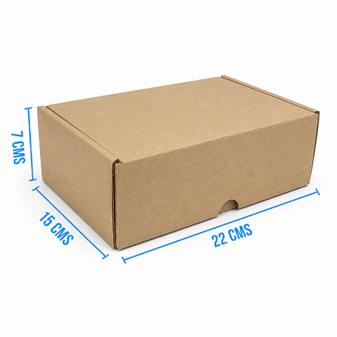 30 Cajas Carton Micro Corrugado Mercadoenvios 22 X 15 X 7 Cm