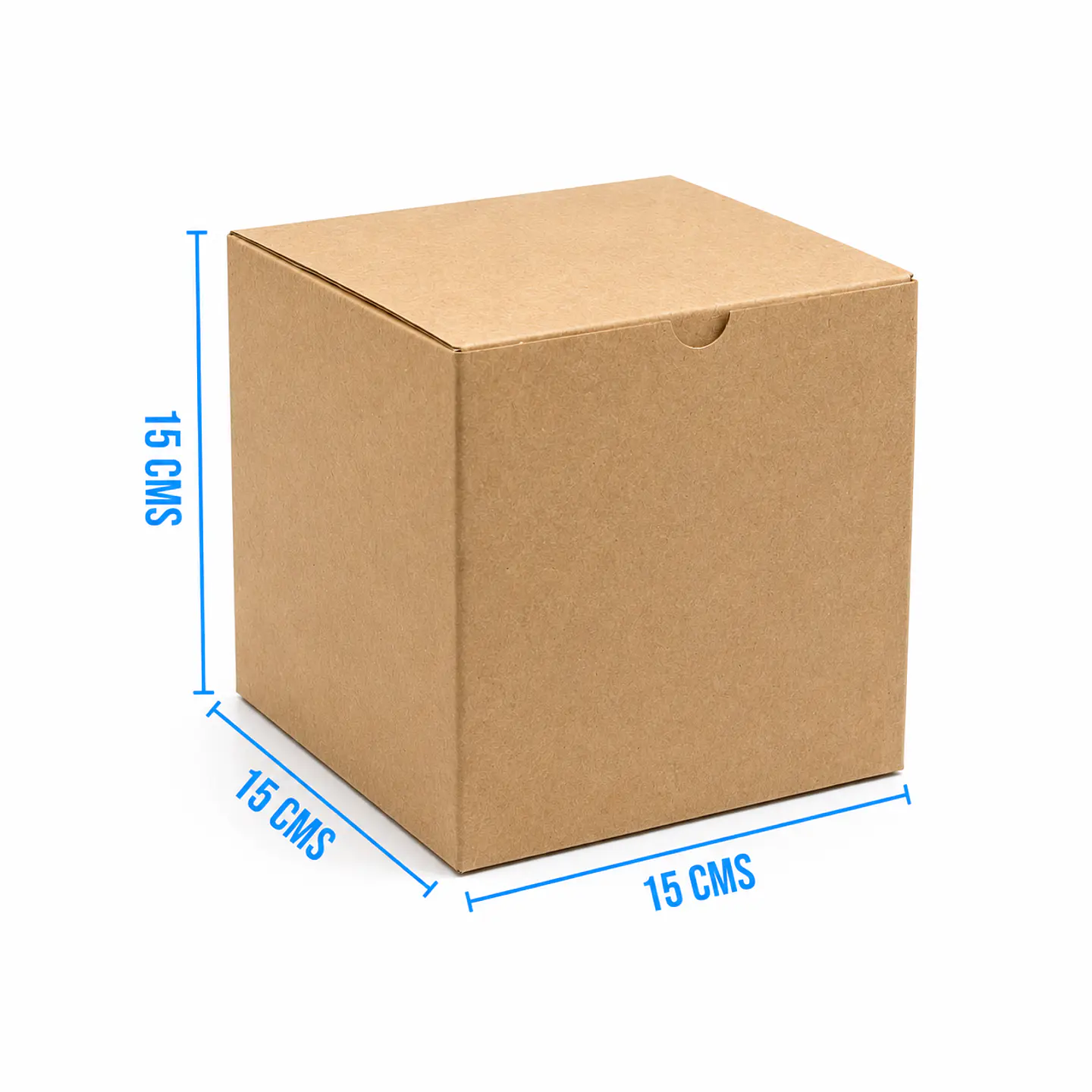 Cajas De Cartón Cubo De 15x15x15 Cms X 10 Unidades 2
