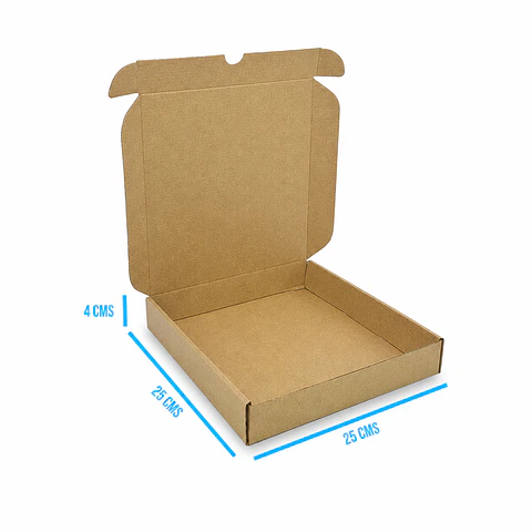 Caja De Cartón Microcorrugado 25x25x4cm Ideal Para Prendas
