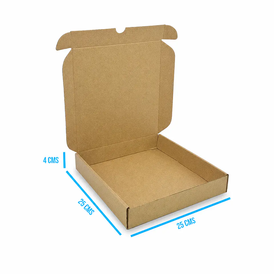 Caja De Cartón Microcorrugado 25x25x4cm Ideal Para Prendas 2
