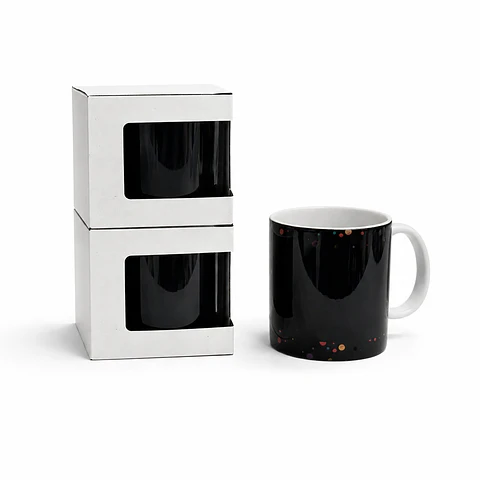 Cajas Resistentes Para Mugs Con Ventana Blancas X 20 Uni
