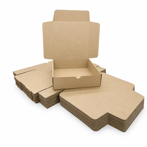 Caja De Cartón  25x25x7 Cm De Alto Paquete De 20 Unidades