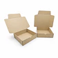 Caja De Cartón  25x25x7 Cm De Alto Paquete De 20 Unidades - Miniatura 3
