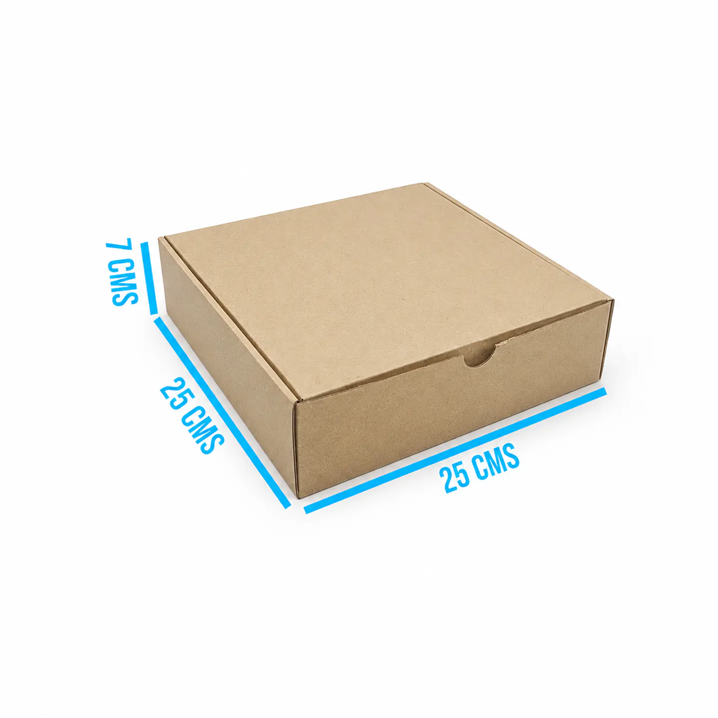 Caja De Cartón  25x25x7 Cm De Alto Paquete De 20 Unidades 2